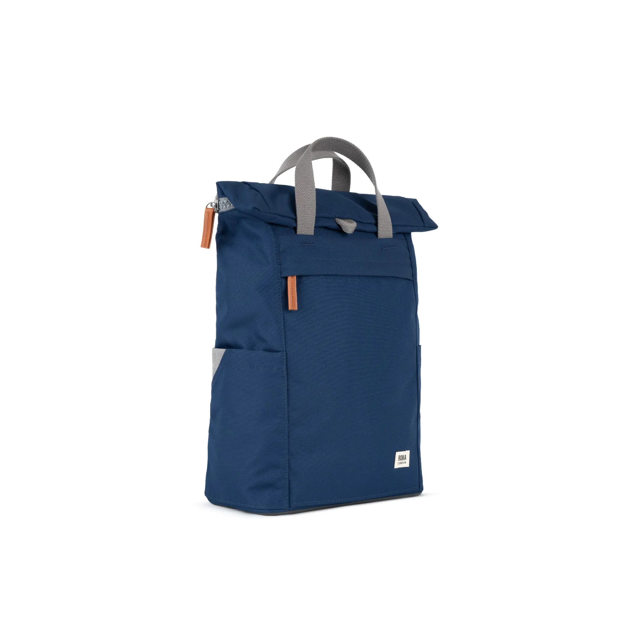 ROKA Finchley A Crisp Blue Medium Recycled Canvas Bag sold by The Foot Factory product image thumbnail 2