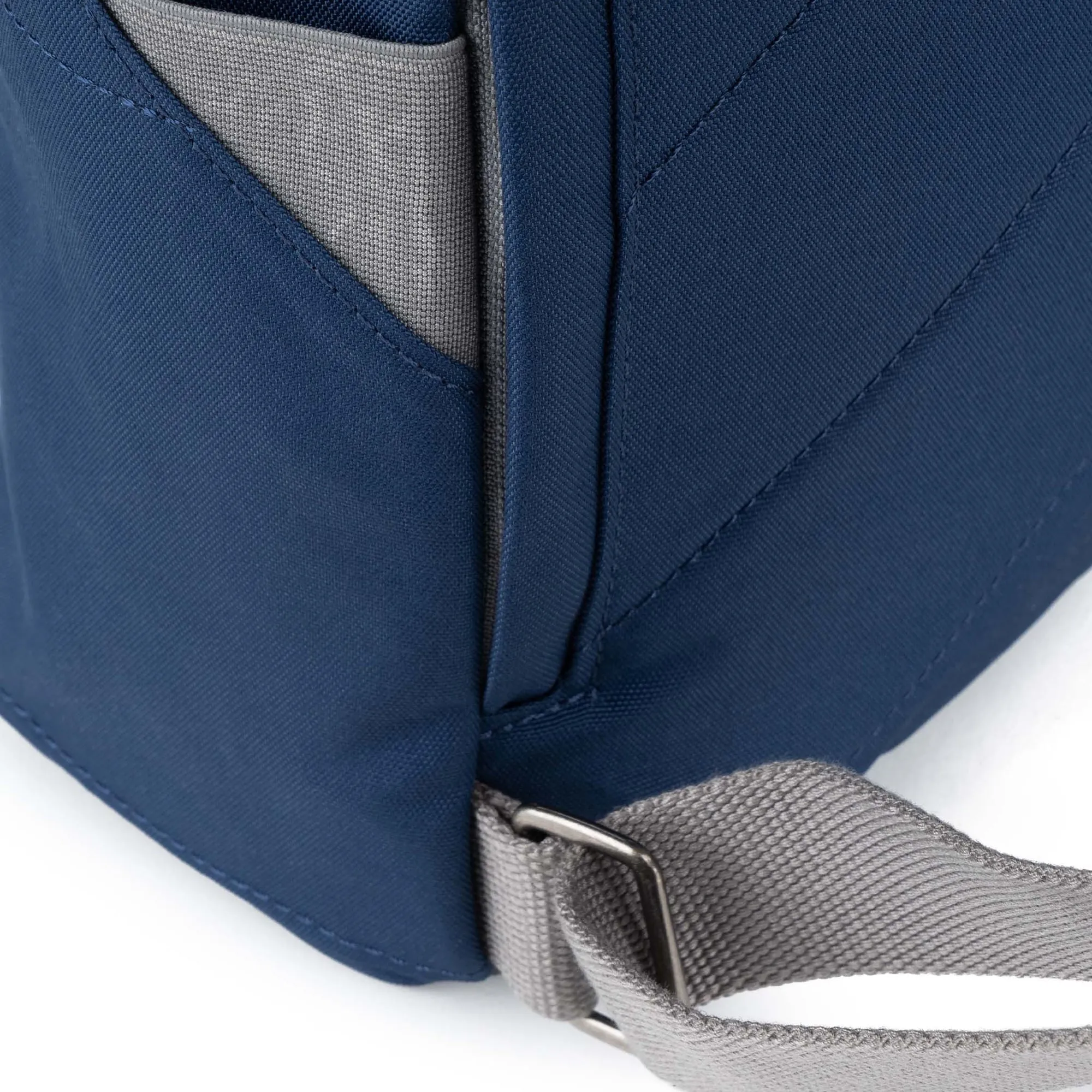 ROKA Finchley A Crisp Blue Medium Recycled Canvas Bag sold by The Foot Factory product image thumbnail 5