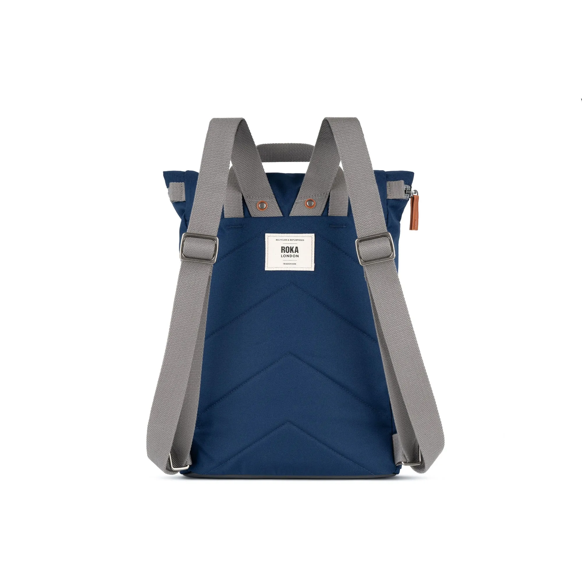 ROKA Finchley A Crisp Blue Medium Recycled Canvas Bag sold by The Foot Factory product image thumbnail 3