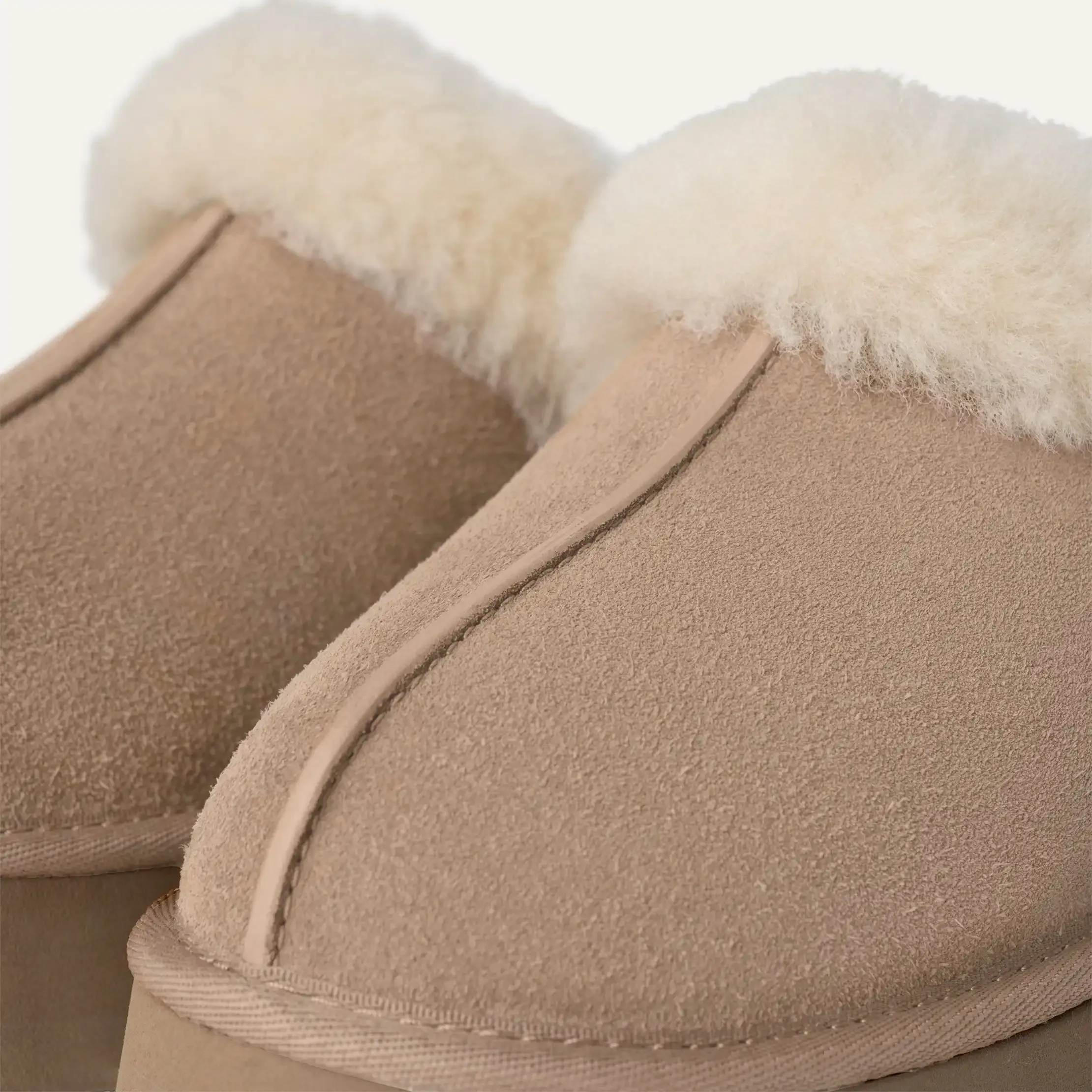 UGG Womens Disquette Platform Slippers | Sand sold by The Foot Factory product image thumbnail 5