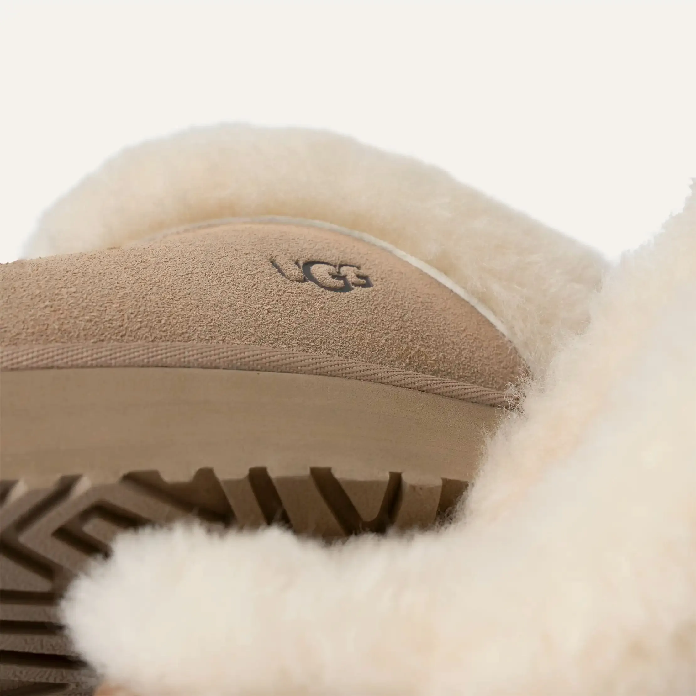 UGG Womens Disquette Platform Slippers | Sand sold by The Foot Factory product image thumbnail 4
