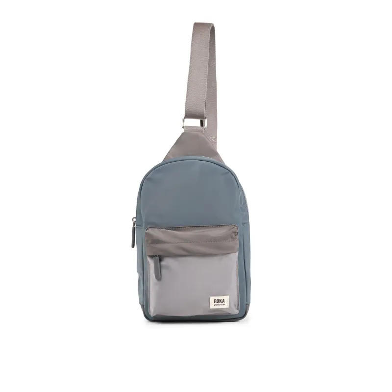 ROKA Willesden B Large Recycled Nylon Bag | Grey Tonal sold by The Foot Factory