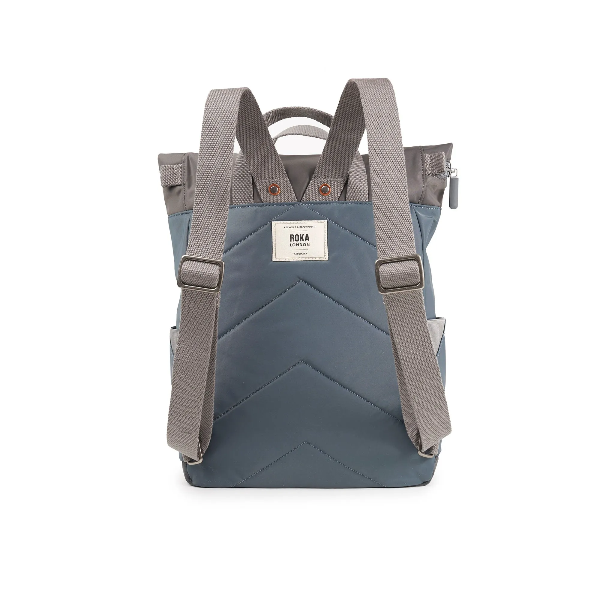 ROKA Canfield B Grey Tonal Medium Recycled Nylon Bag sold by The Foot Factory product image thumbnail 3