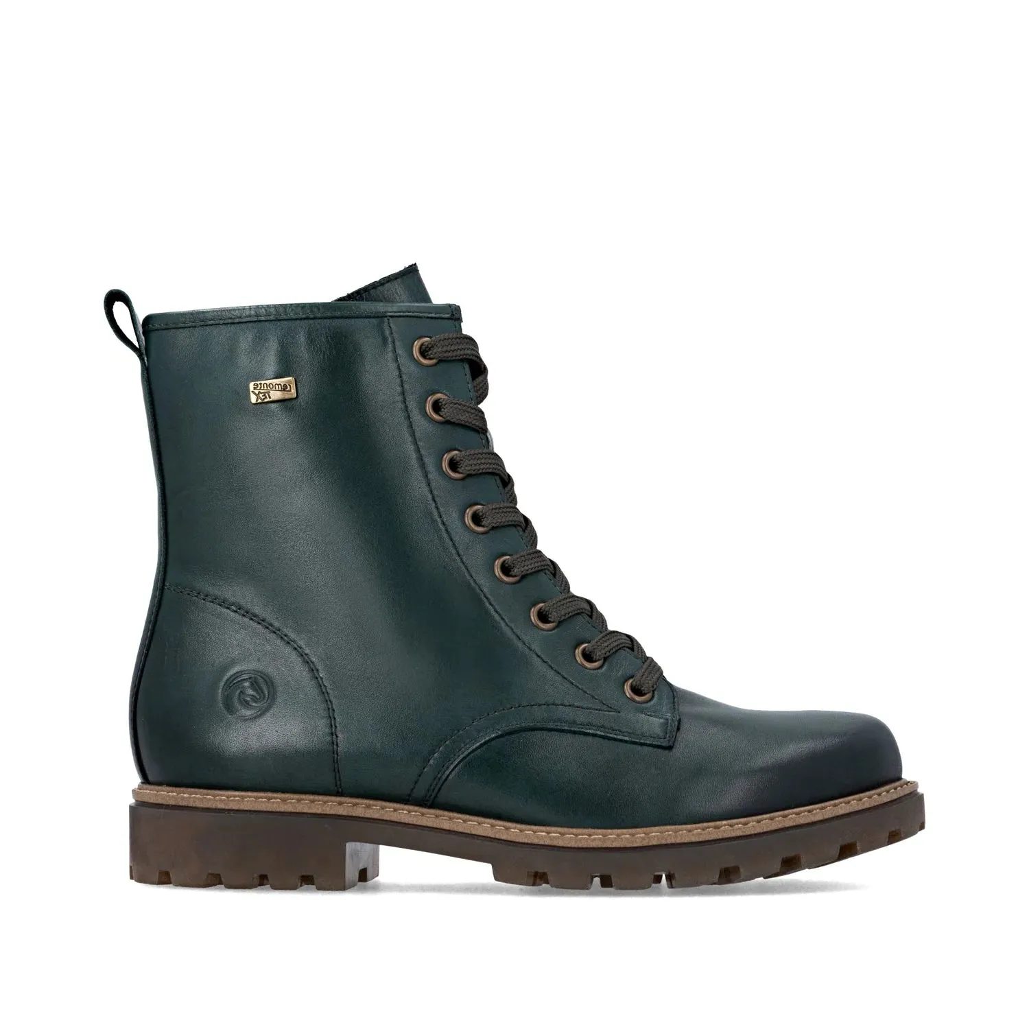 Remonte Womens Leather Ankle Boots | Green sold by The Foot Factory
