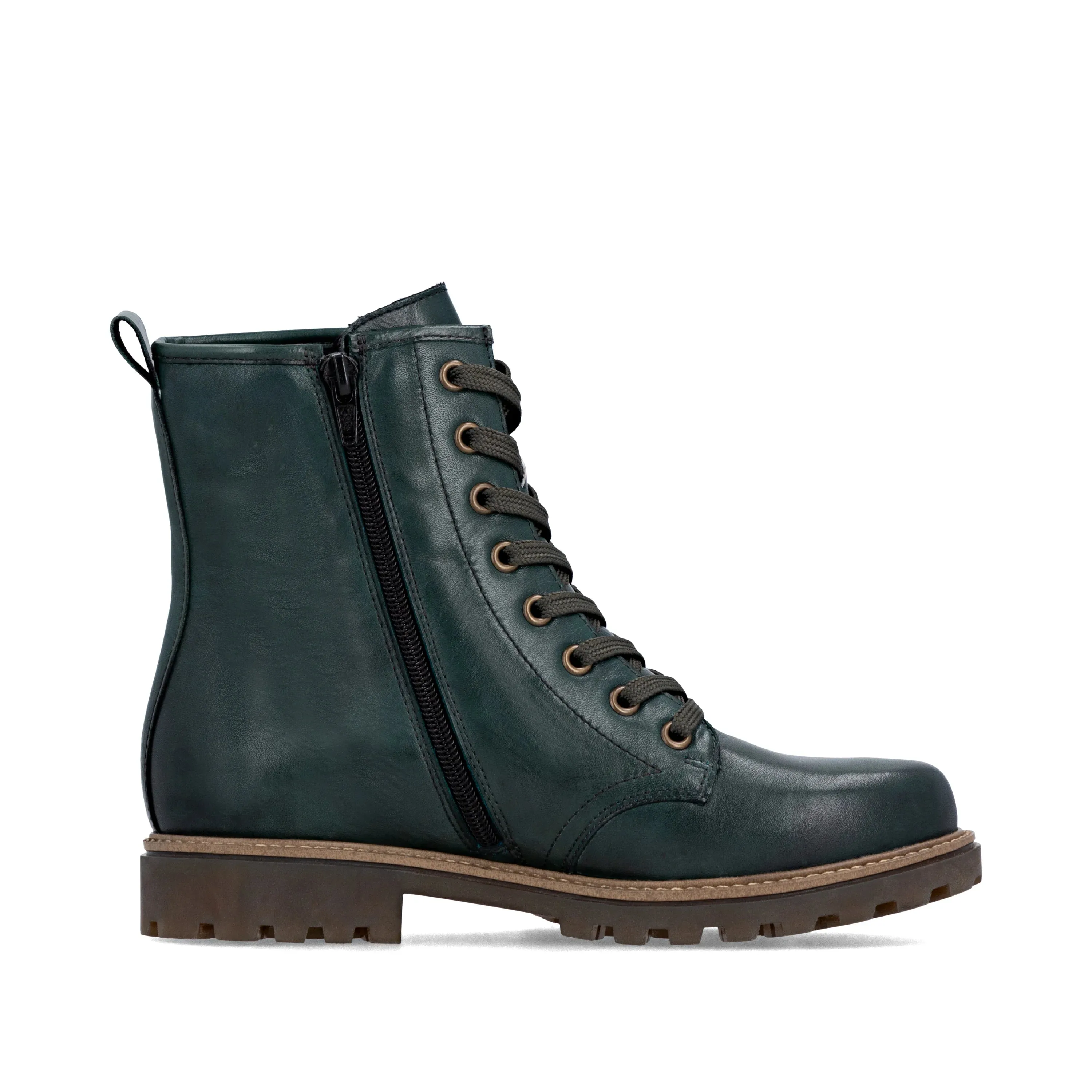 Remonte Womens Leather Ankle Boots | Green sold by The Foot Factory product image thumbnail 3