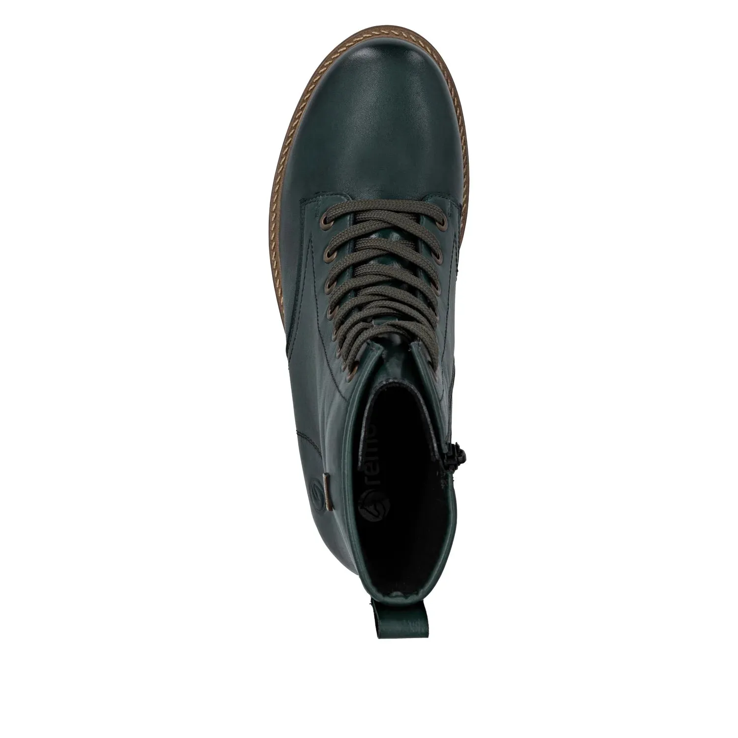 Remonte Womens Leather Ankle Boots | Green sold by The Foot Factory product image thumbnail 4