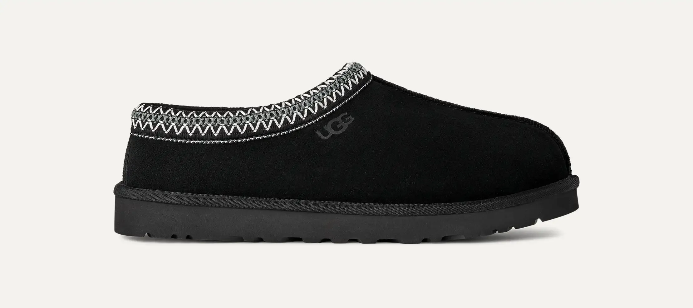 UGG Mens Tasman Slippers | Black sold by The Foot Factory