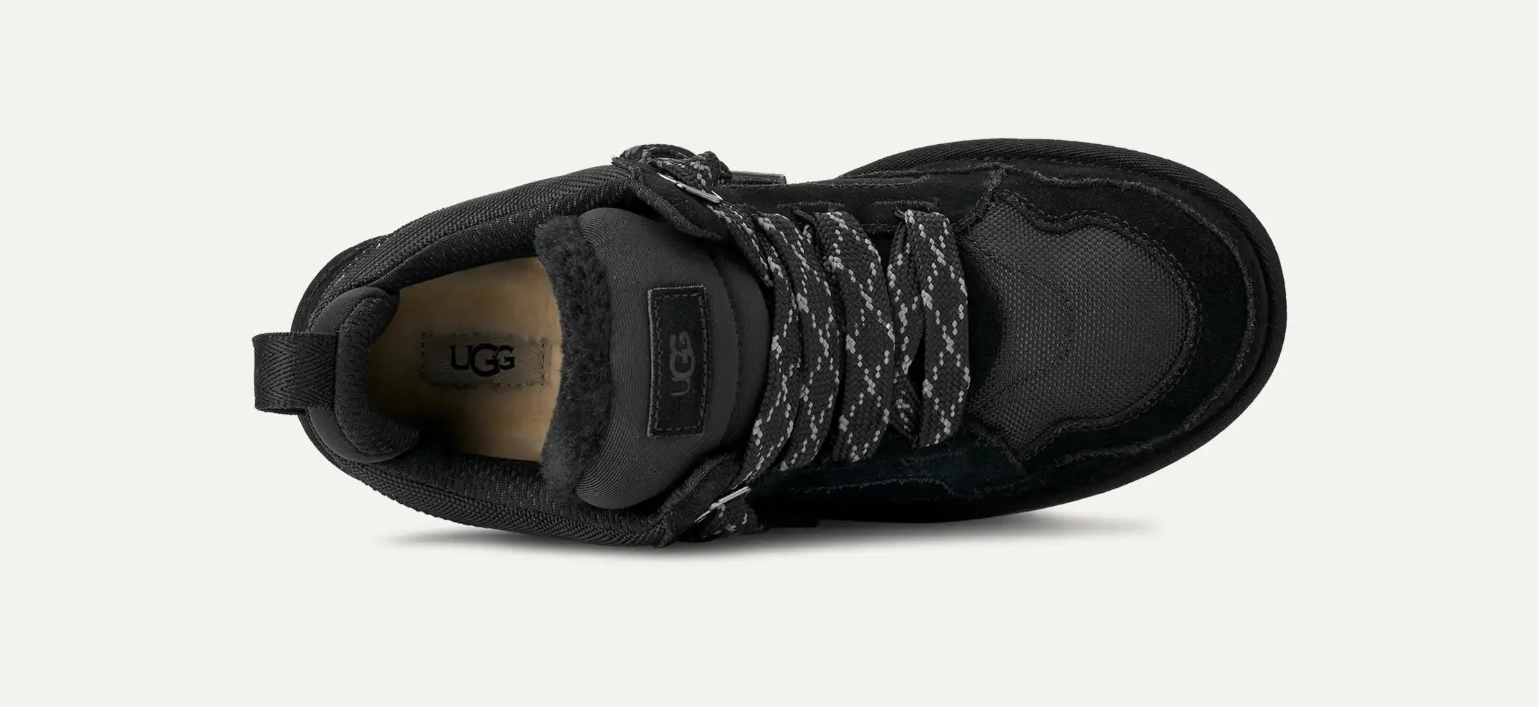 UGG Mens Lowmel Trainers | Black sold by The Foot Factory product image thumbnail 5