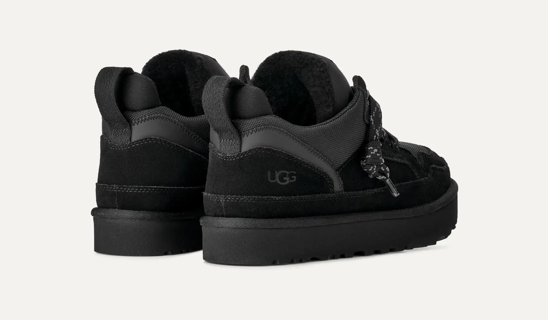 UGG Mens Lowmel Trainers | Black sold by The Foot Factory product image thumbnail 2