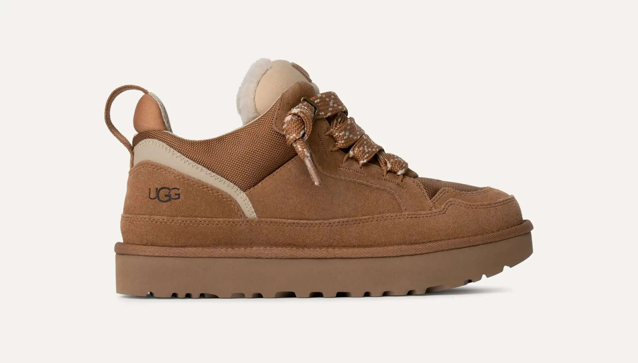 UGG Mens Lowmel Trainers | Chestnut sold by The Foot Factory