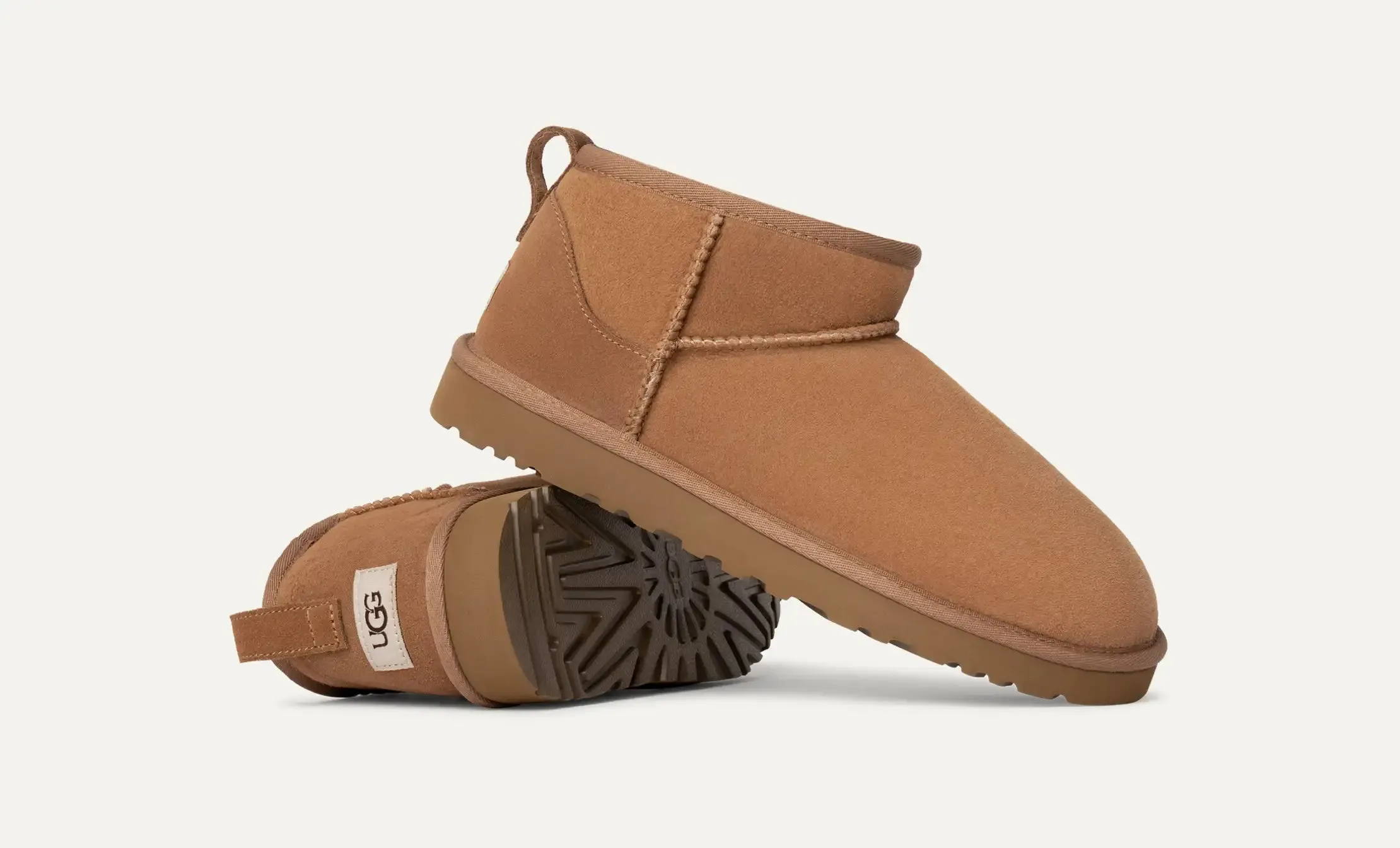 UGG Mens Classic Ultra Mini Boot | Chestnut sold by The Foot Factory product image thumbnail 3