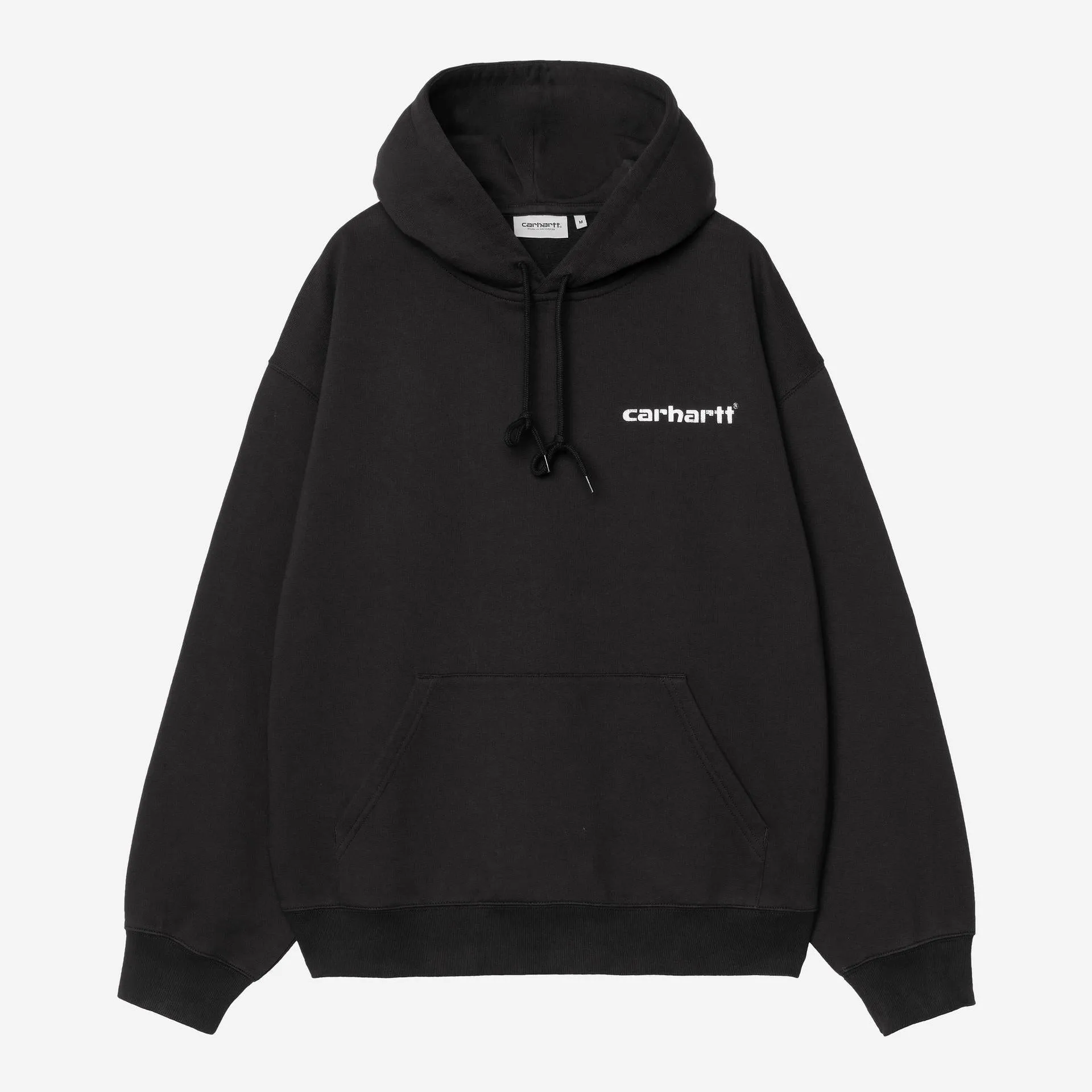 Carhartt WIP Mens Caps Hoodie | Black sold by The Foot Factory