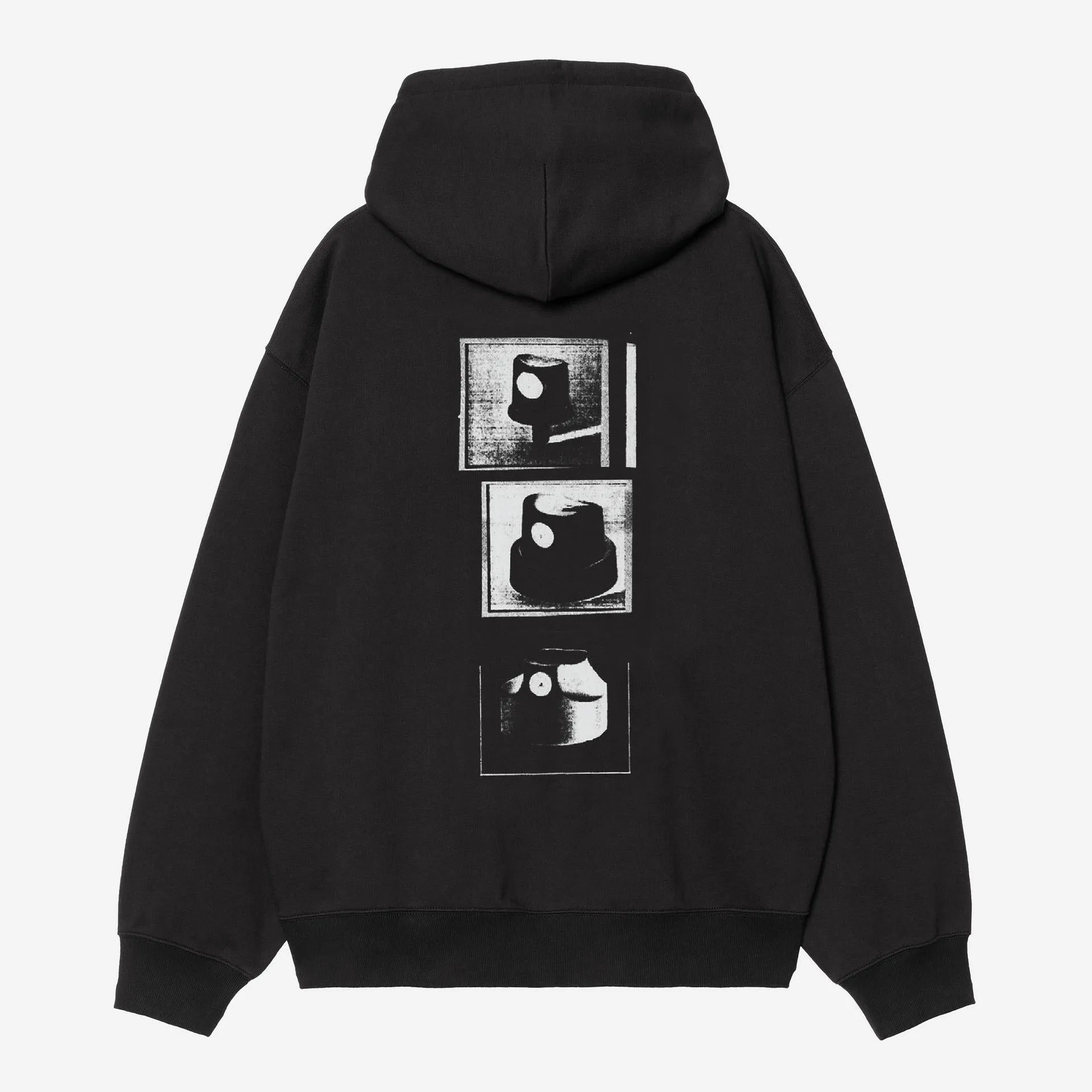 Carhartt WIP Mens Caps Hoodie | Black sold by The Foot Factory product image thumbnail 2