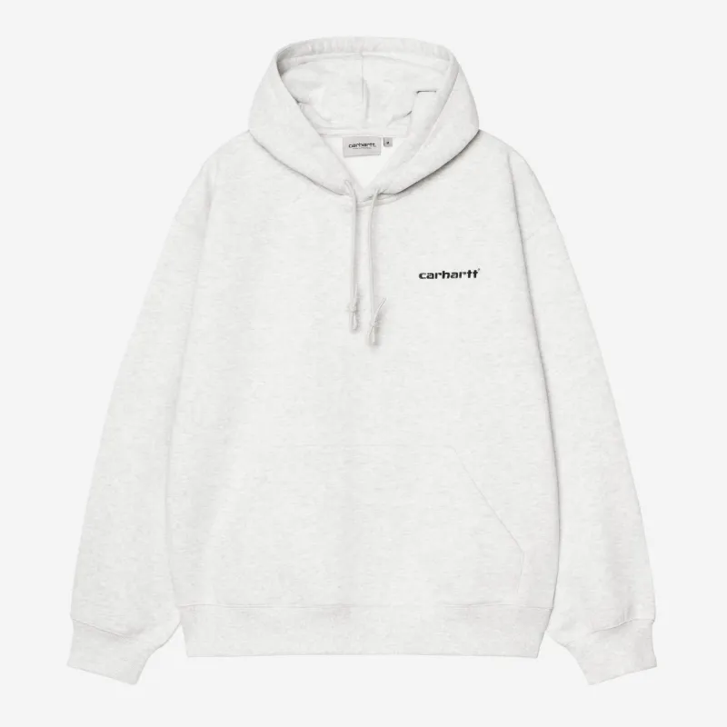 Carhartt WIP Mens Caps Hoodie | Ash Heather sold by The Foot Factory