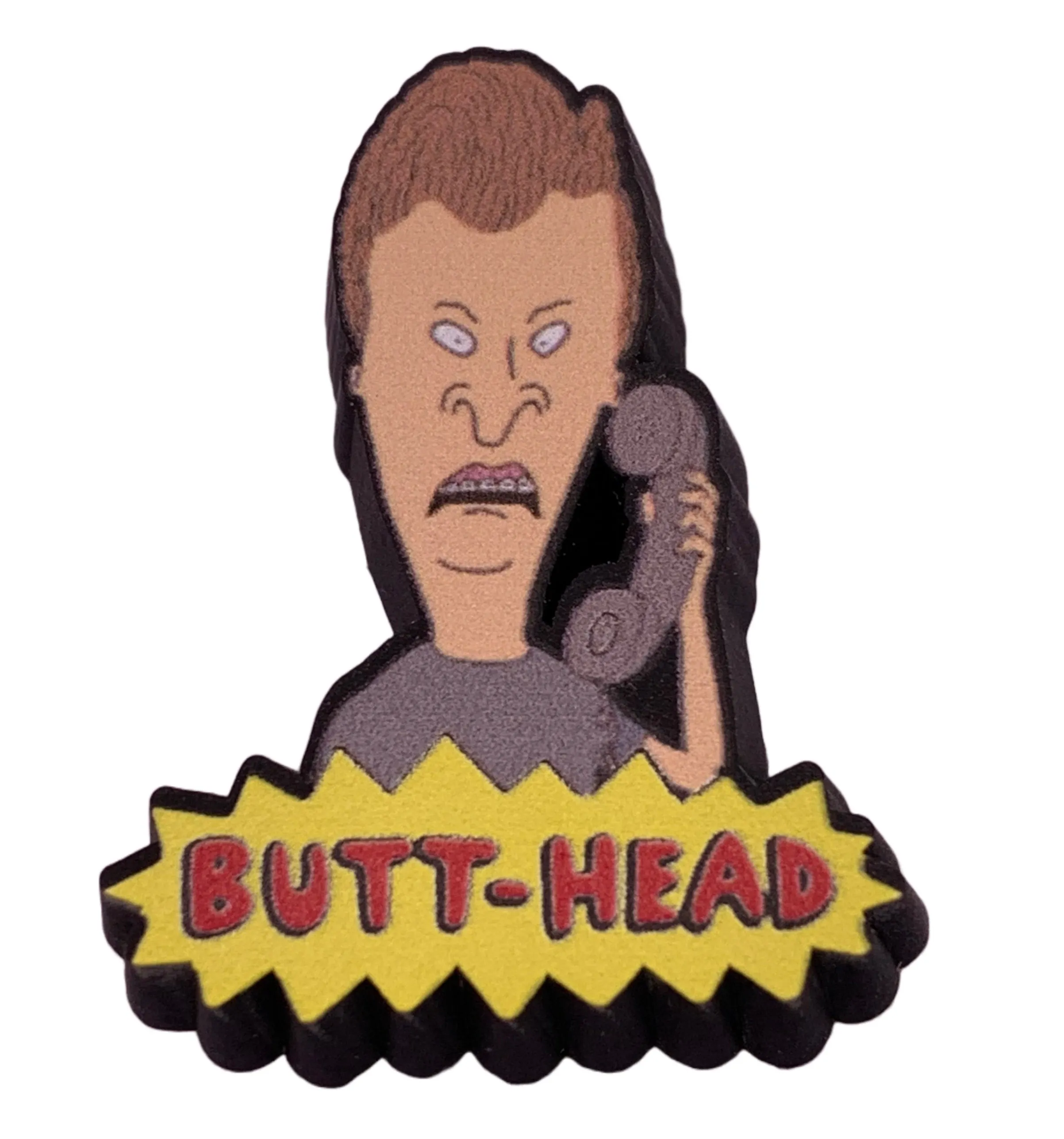 Crocs Jibbitz Beavis and Butthead Butt-head Charm sold by The Foot Factory