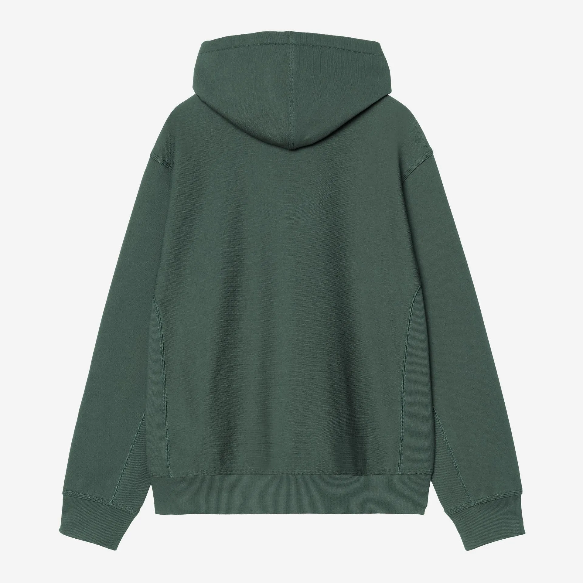 Carhartt WIP Mens American Script Hoodie | Kale Green sold by The Foot Factory product image thumbnail 2