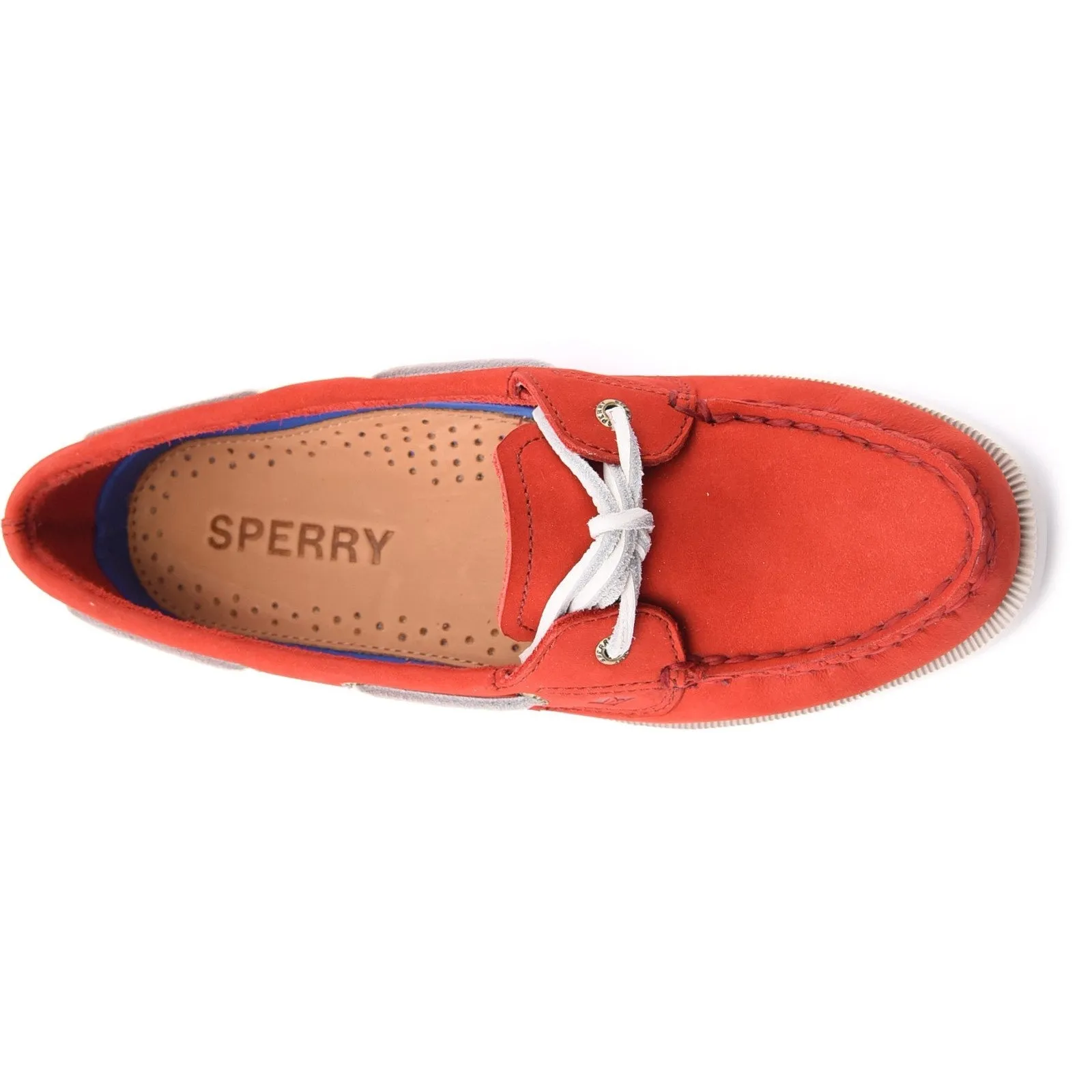 Sperry Womens Authentic Original 1-Eye Boat Shoe | Red sold by The Foot Factory product image thumbnail 5