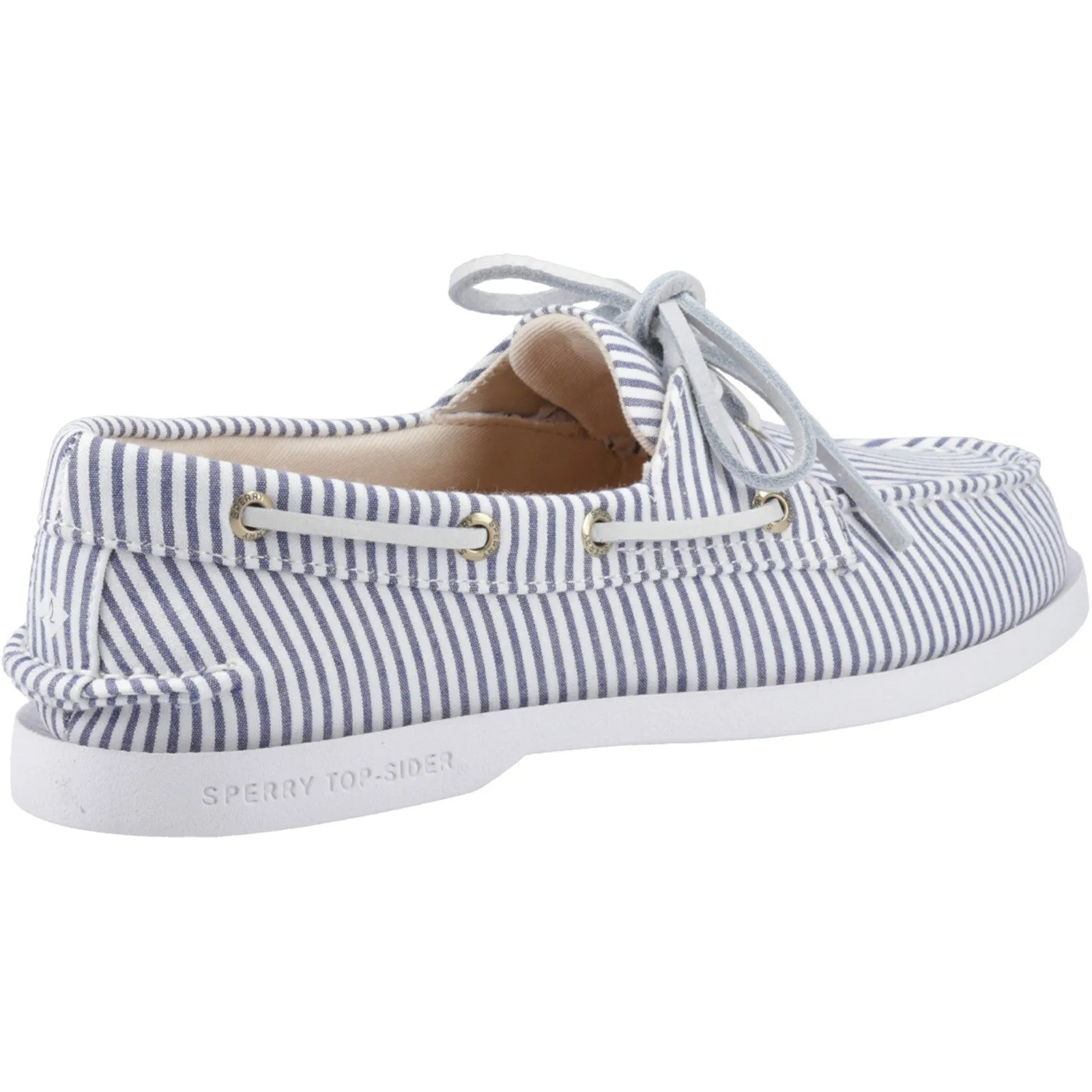 Sperry Womens Authentic Original 2-Eye Boat Shoe | Navy White sold by The Foot Factory product image thumbnail 3