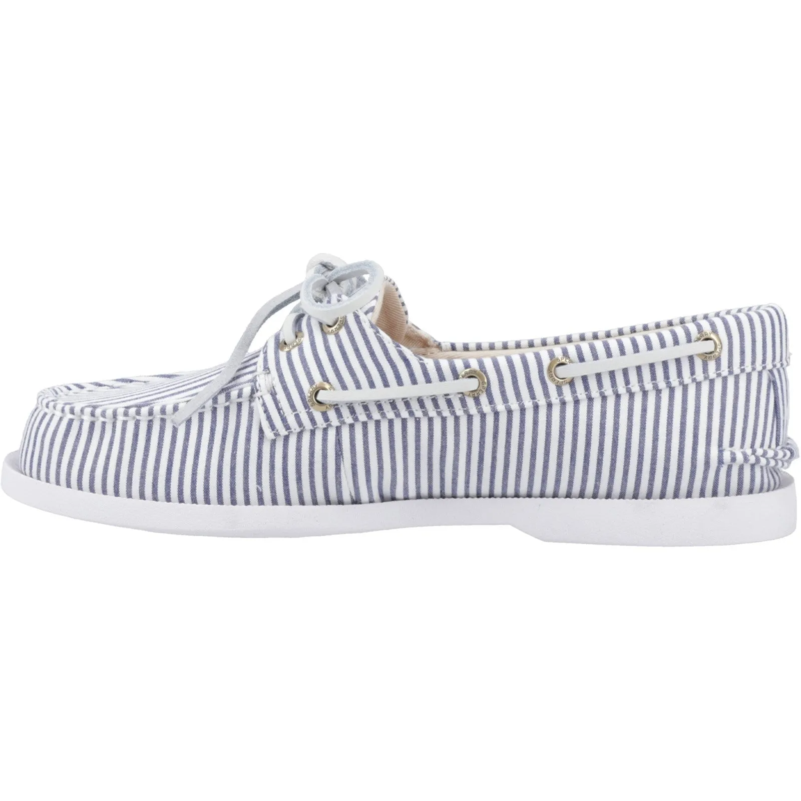 Sperry Womens Authentic Original 2-Eye Boat Shoe | Navy White sold by The Foot Factory product image thumbnail 4