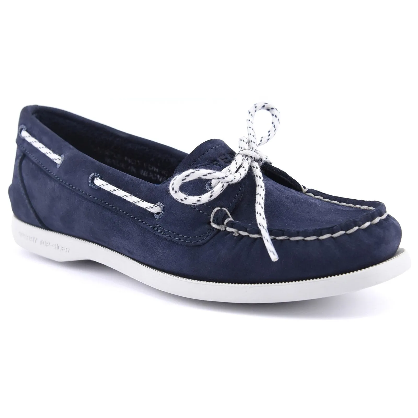 Sperry Womens Authentic Original 1-Eye Boat Shoe | Navy sold by The Foot Factory product image thumbnail 2