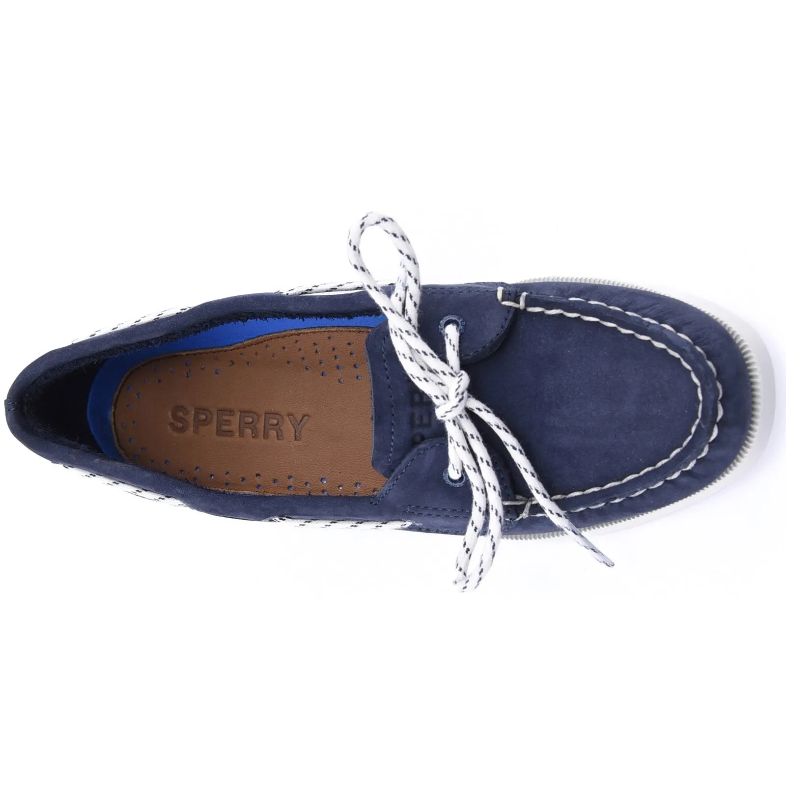Sperry Womens Authentic Original 1-Eye Boat Shoe | Navy sold by The Foot Factory product image thumbnail 3