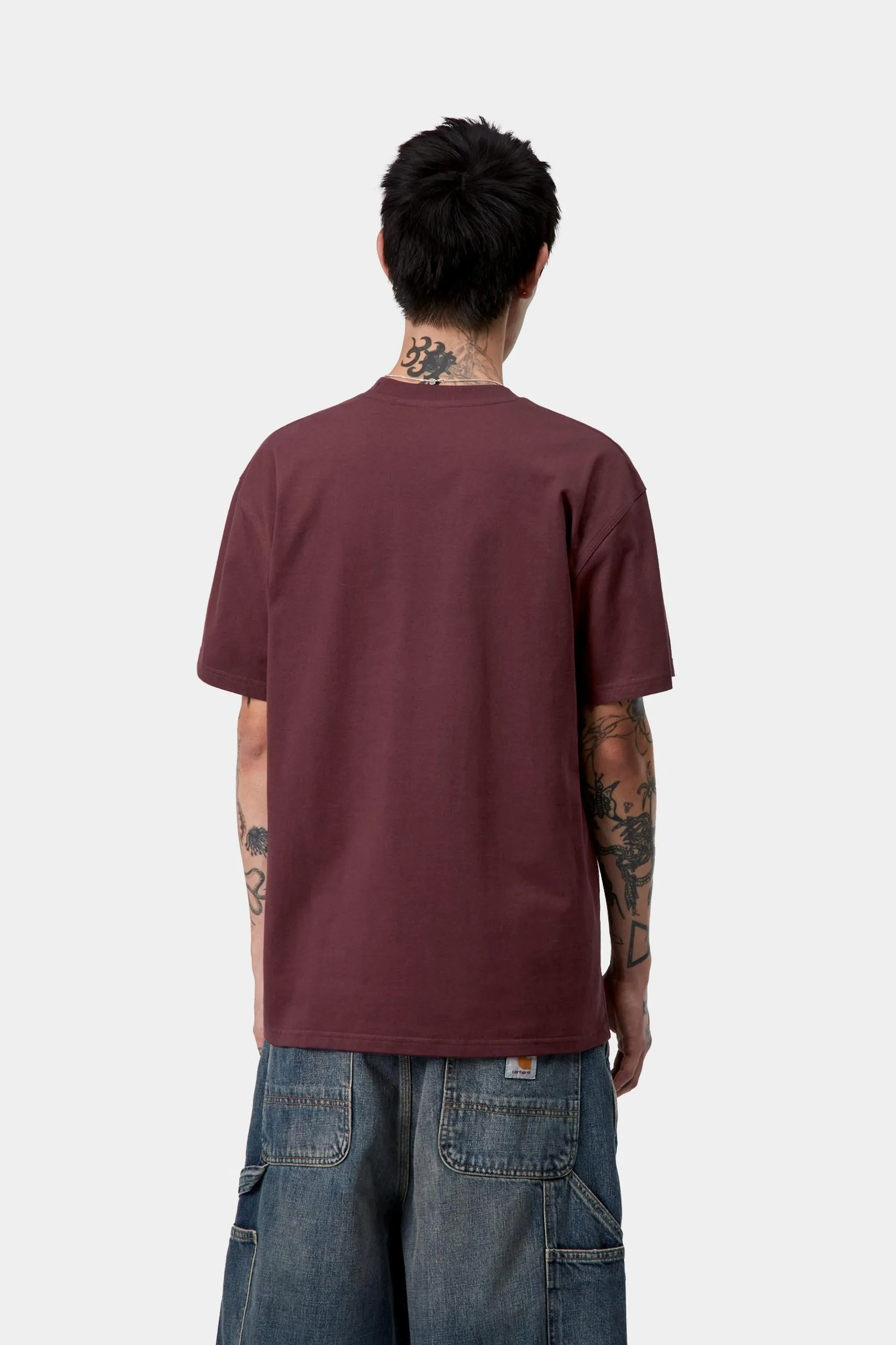Carhartt WIP Mens Short Sleeved American Script T-Shirt | Rondo sold by The Foot Factory product image thumbnail 4