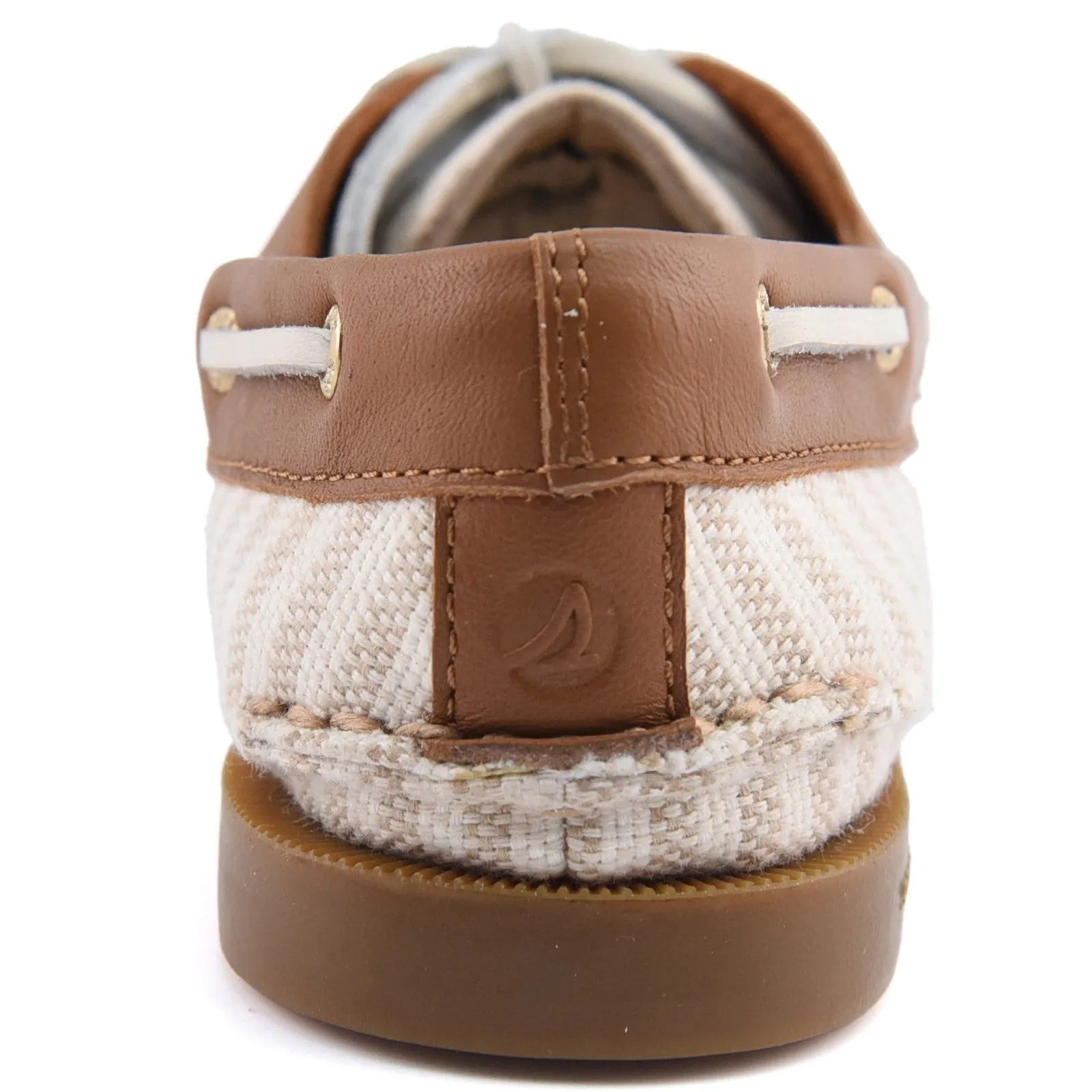 Sperry Womens Authentic Original 2-Eye Boat Shoe | White Natural sold by The Foot Factory product image thumbnail 4