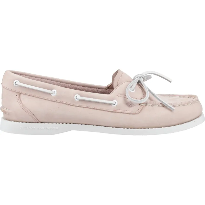 Sperry Womens Authentic Original 1-Eye Boat Shoe | Blush sold by The Foot Factory