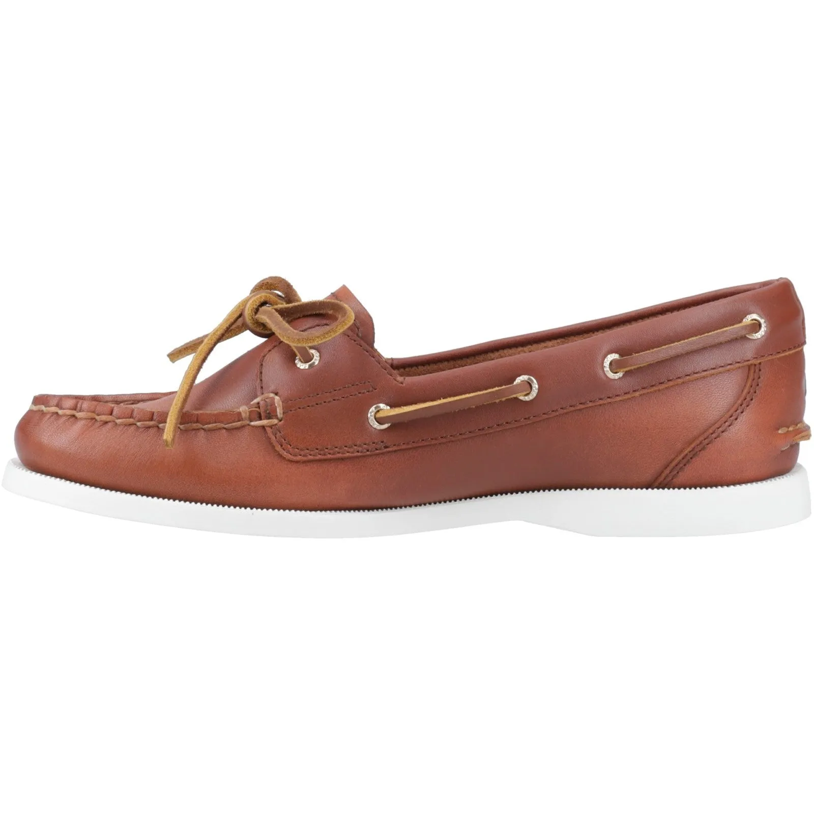 Sperry Womens Authentic Original 1-Eye Boat Shoe | Brown sold by The Foot Factory product image thumbnail 4