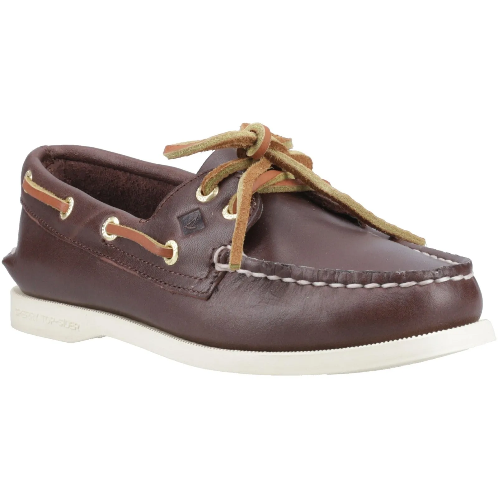 Sperry Womens Authentic Original 2-Eye Boat Shoe | Brown sold by The Foot Factory product image thumbnail 2