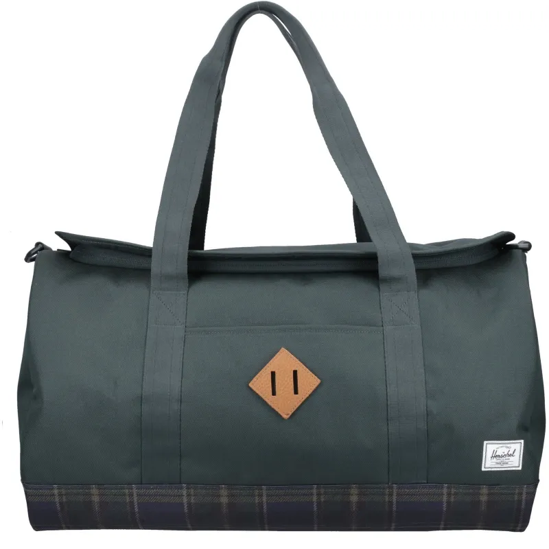 Herschel Heritage Duffle Bag | Darkest Spruce Winter Plaid sold by The Foot Factory