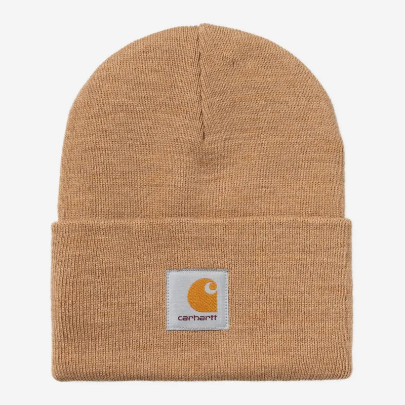 Carhartt WIP Unisex Acrylic Watch Hat | Peanut Heather sold by The Foot Factory