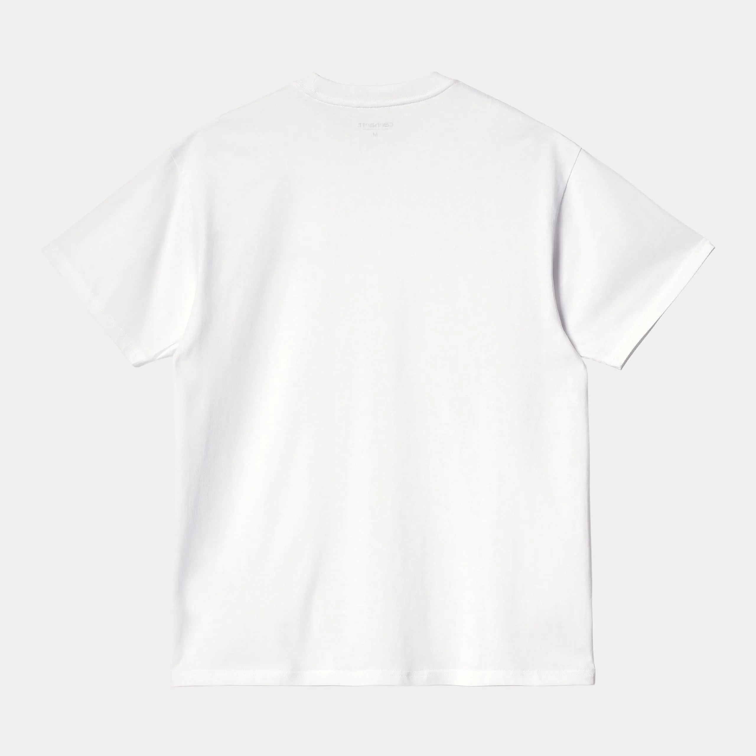 Carhartt WIP Mens Script Embroidery Short Sleeve T-Shirt - White sold by The Foot Factory product image thumbnail 2