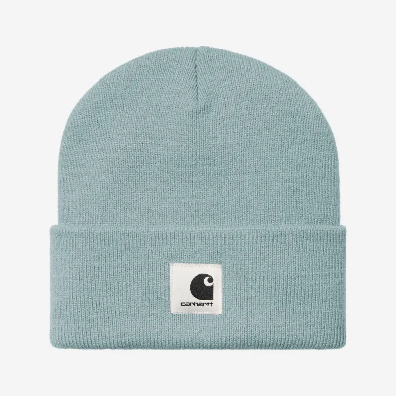 Carhartt WIP Womens Ashley Beanie | Tourmaline sold by The Foot Factory