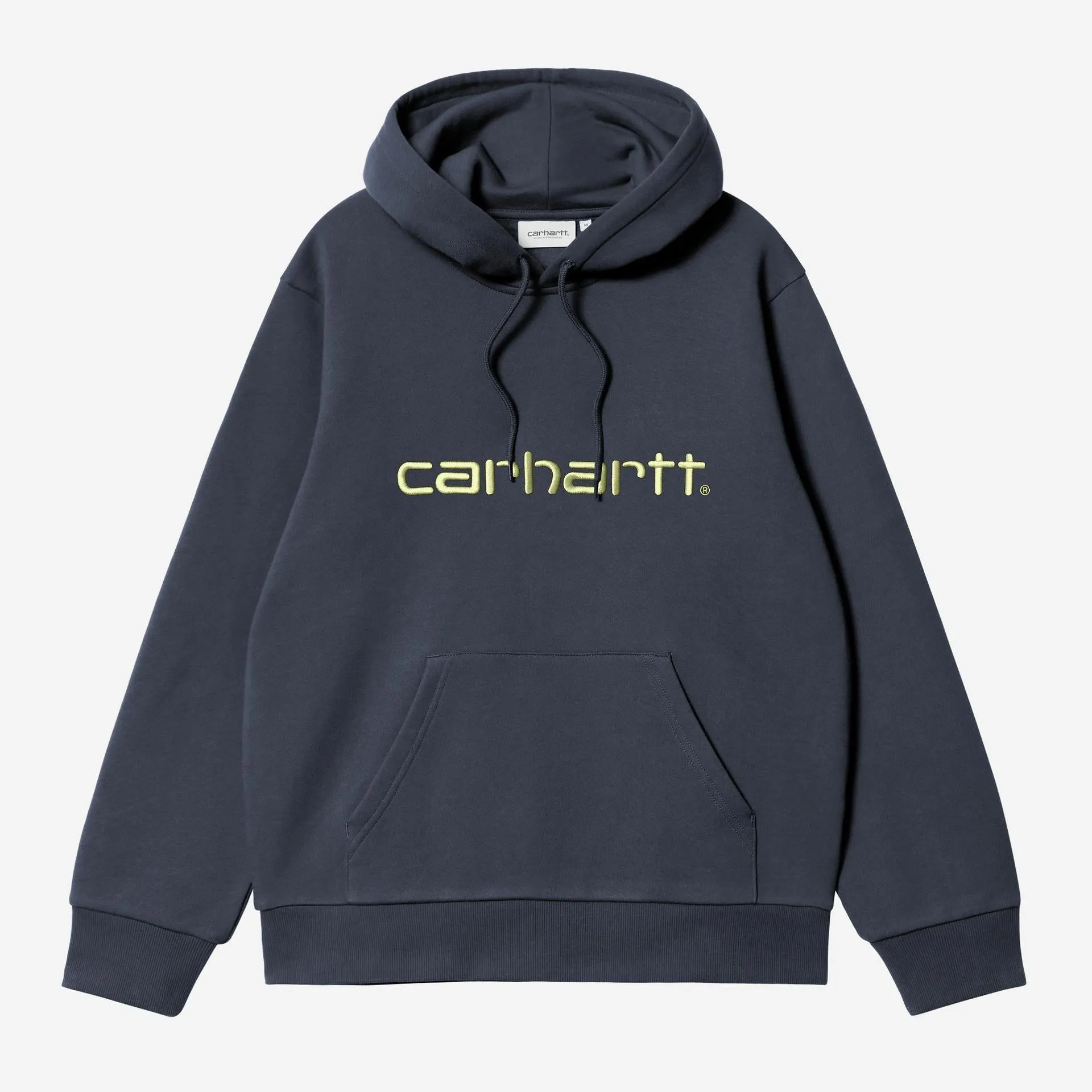 Carhartt WIP Mens Carhartt Hoodie | Deep Night / Gentle Green sold by The Foot Factory