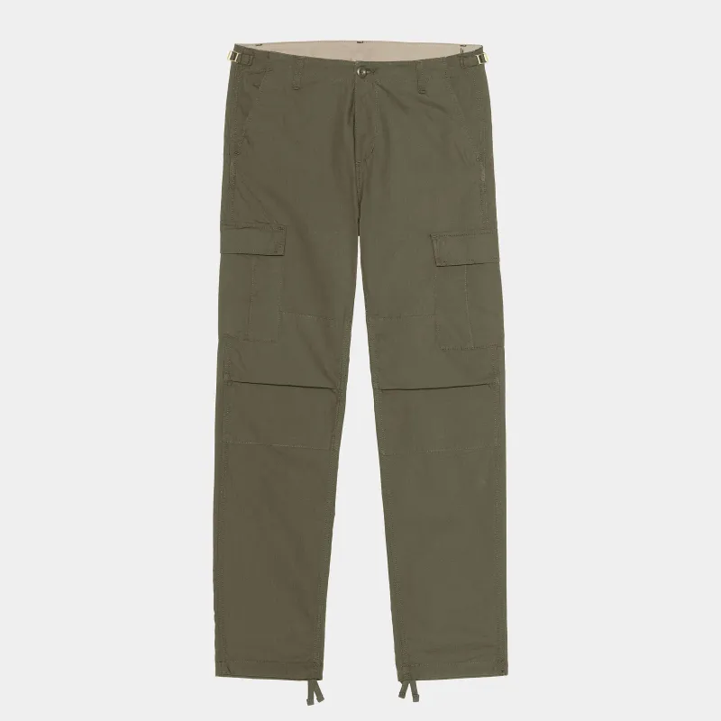 Carhartt WIP Mens Aviation Pant - Seaweed Rinsed made by Carhartt WIP