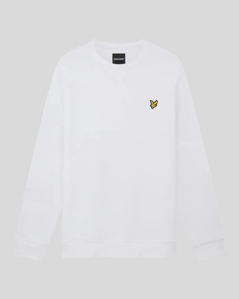 Lyle & Scott Mens Crew Neck Sweatshirt | White sold by The Foot Factory product image thumbnail 5