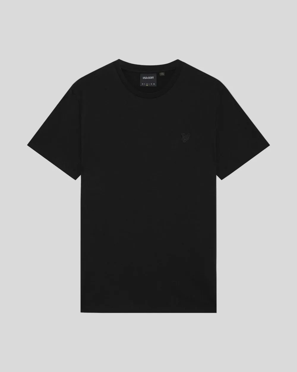 Lyle & Scott Mens Superfine Cotton T-Shirt | Jet Black sold by The Foot Factory product image thumbnail 5