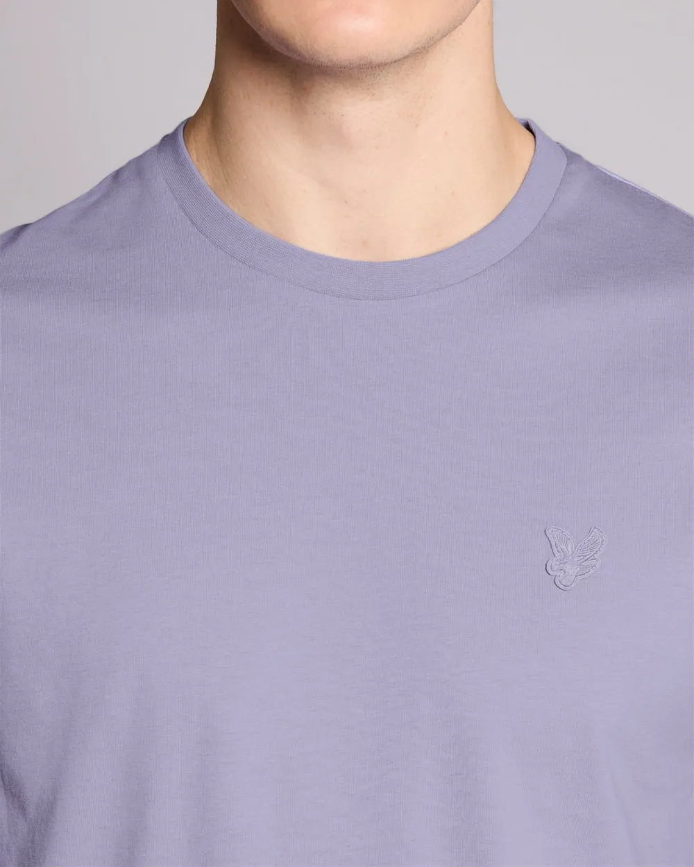 Lyle & Scott Mens Superfine Cotton T-Shirt | Floral Violet sold by The Foot Factory product image thumbnail 3