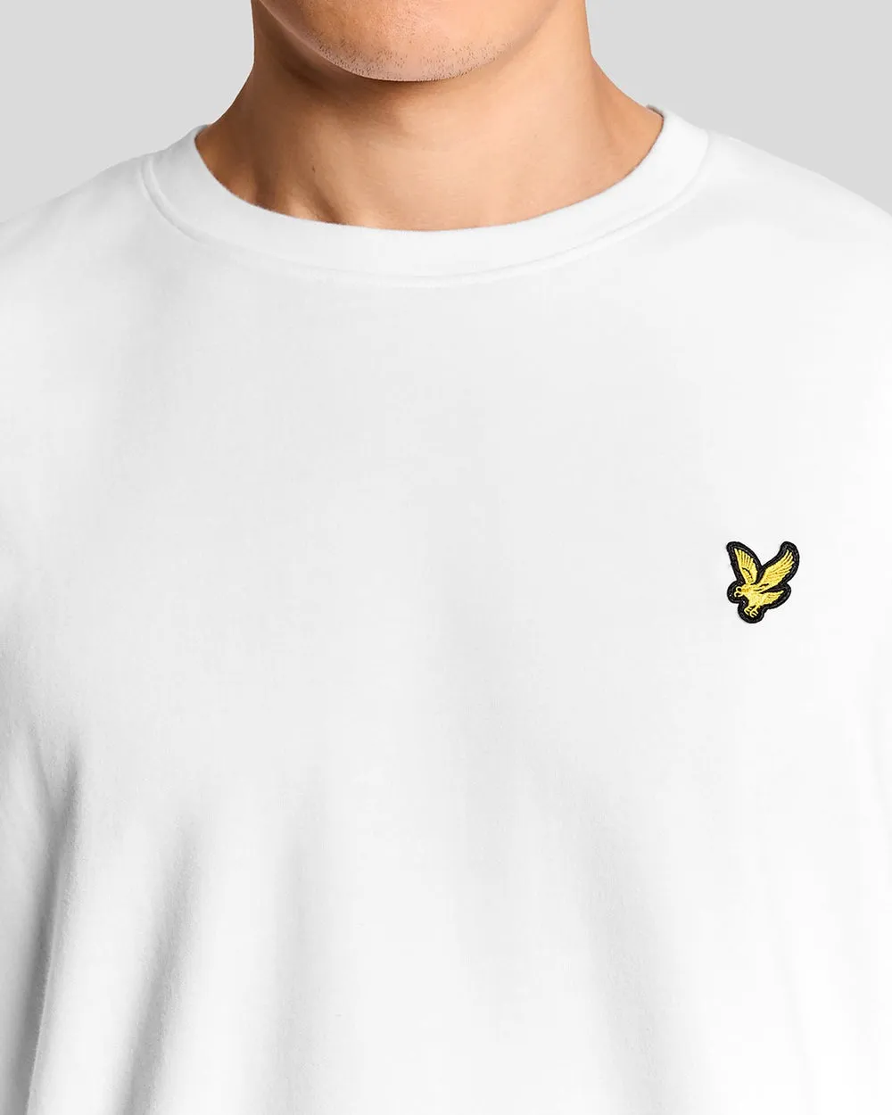 Lyle & Scott Mens Ultra Soft Cotton Blend T-Shirt | White sold by The Foot Factory product image thumbnail 3