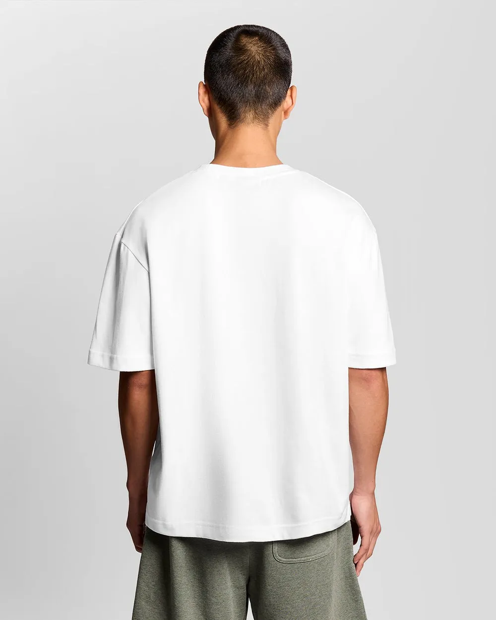 Lyle & Scott Mens Ultra Soft Cotton Blend T-Shirt | White sold by The Foot Factory product image thumbnail 4