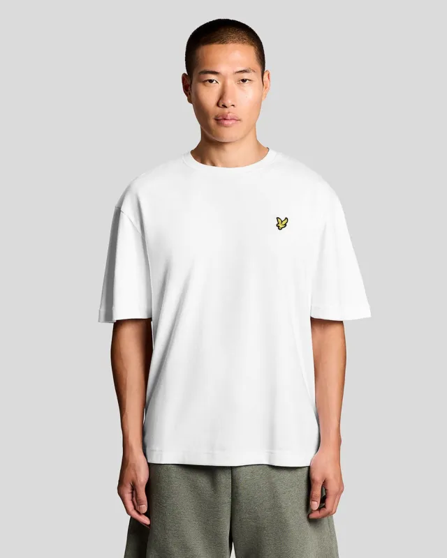 Lyle & Scott Mens Ultra Soft Cotton Blend T-Shirt | White sold by The Foot Factory