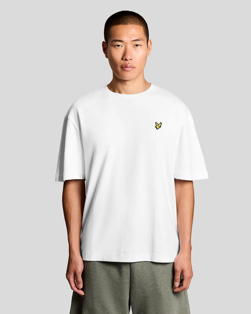 Lyle & Scott Mens Ultra Soft Cotton Blend T-Shirt | White sold by The Foot Factory