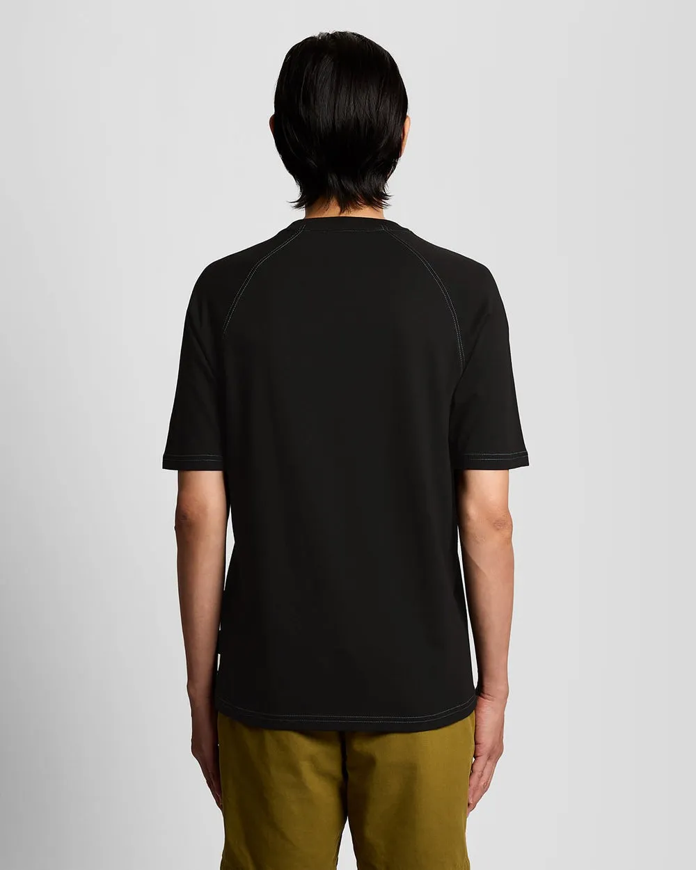 Lyle & Scott Mens Keep Fresh Chest Graphic T-Shirt | Jet Black sold by The Foot Factory product image thumbnail 4
