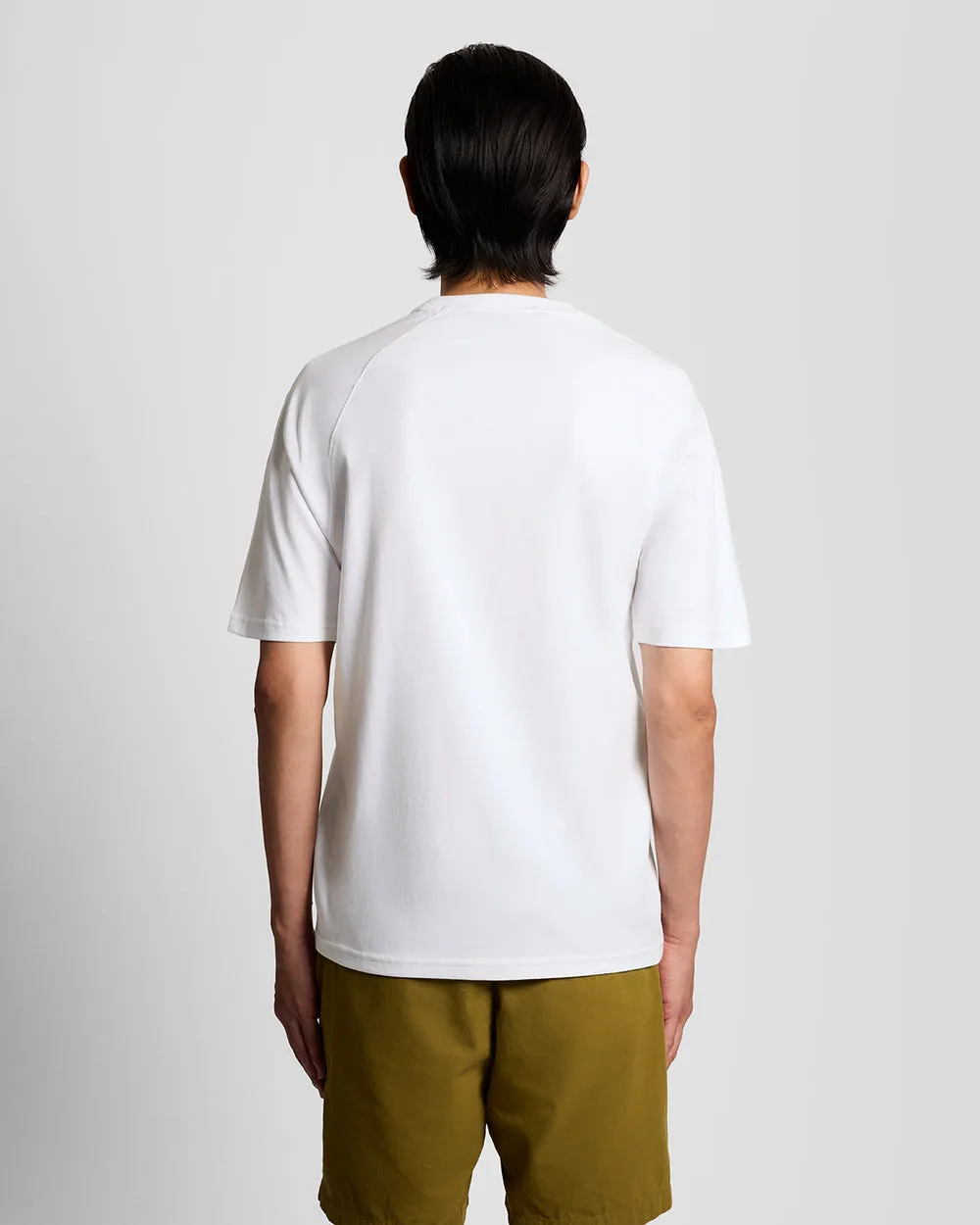 Lyle & Scott Mens Keep Fresh Chest Graphic T-Shirt | White sold by The Foot Factory product image thumbnail 4