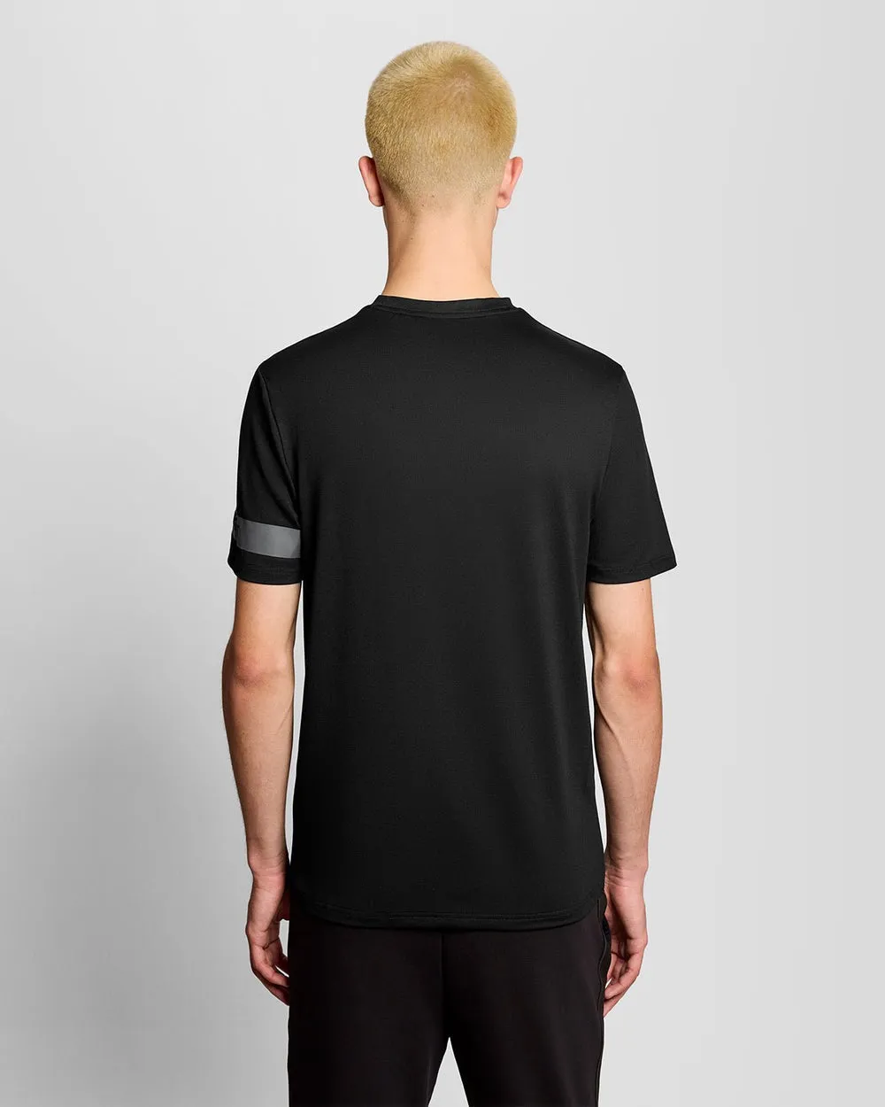 Lyle & Scott Mens Sports Sleeve Detail T-Shirt | Jet Black sold by The Foot Factory product image thumbnail 4