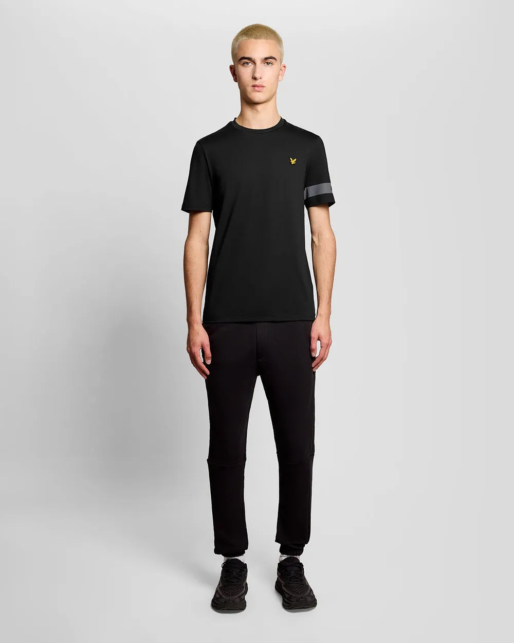 Lyle & Scott Mens Sports Sleeve Detail T-Shirt | Jet Black sold by The Foot Factory product image thumbnail 2