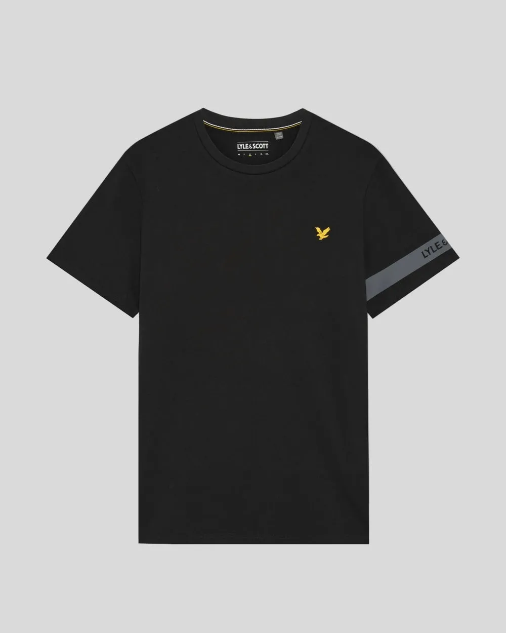 Lyle & Scott Mens Sports Sleeve Detail T-Shirt | Jet Black sold by The Foot Factory product image thumbnail 5