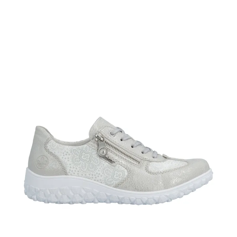 Rieker Womens Fashion Trainers | Grey made by Rieker