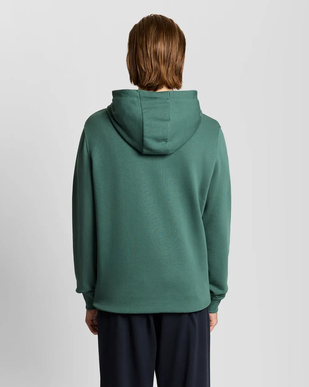 Lyle & Scott Mens Loopback Cotton Hoodie | Everglade sold by The Foot Factory product image thumbnail 4